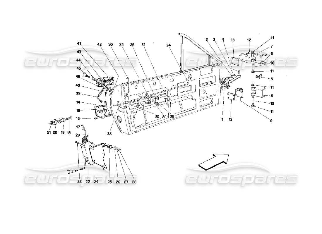 teilediagramm mit der teilenummer 61775400