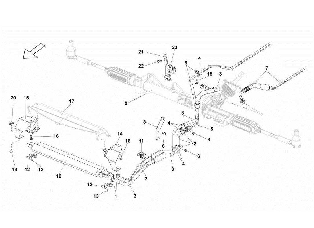 lamborghini gallardo lp570-4s perform ölkühler teilediagramm