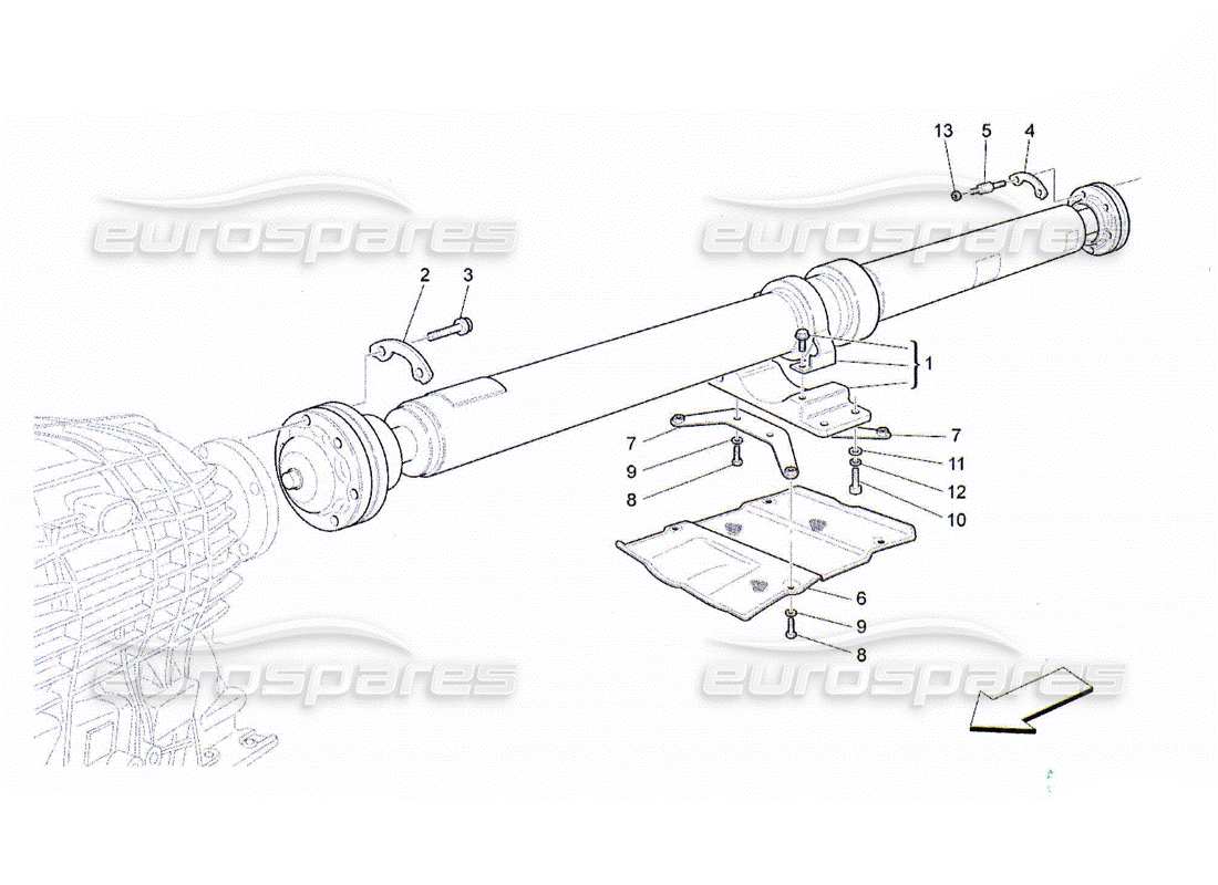 maserati qtp. (2010) 4.2 t330 teilediagramm
