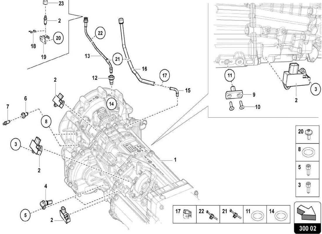 lamborghini centenario spider sensoren teilediagramm