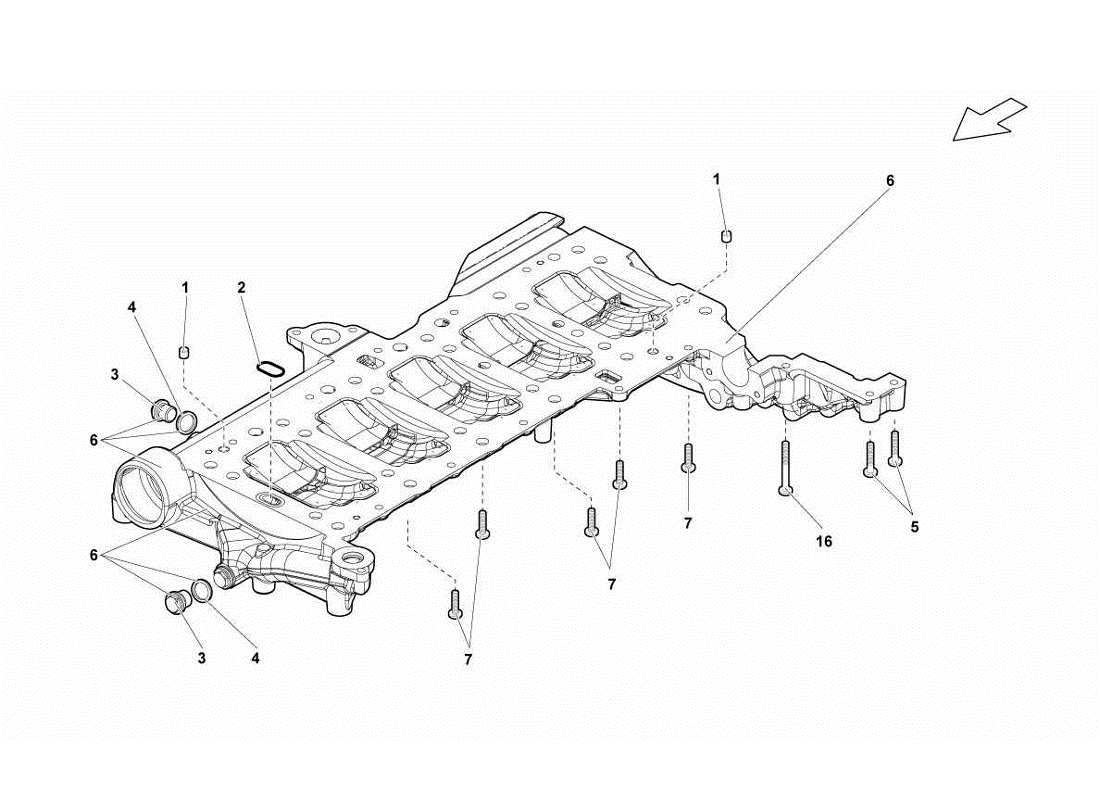 lamborghini gallardo lp570-4s perform ölwanne teilediagramm