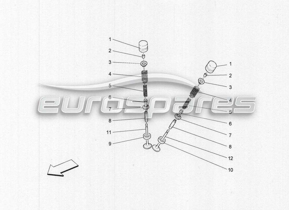 maserati grancabrio mc centenario ventile ersatzteildiagramm