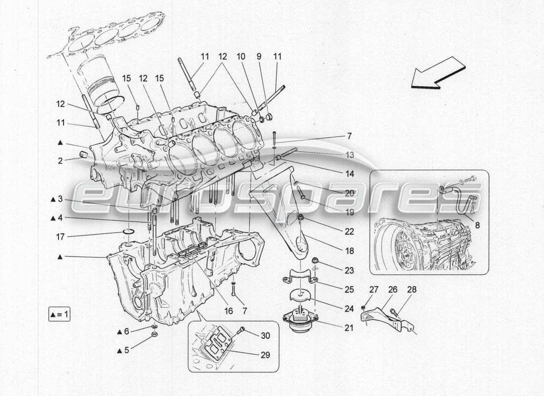 maserati grancabrio mc centenario motor teilediagramm