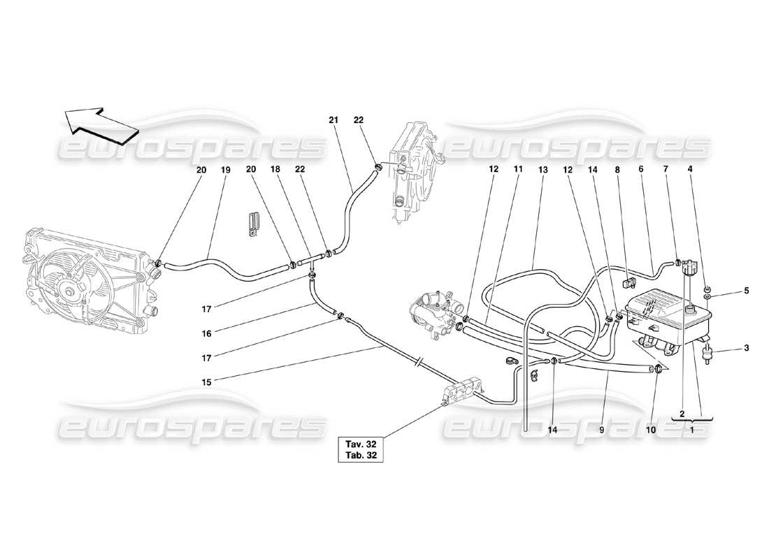 ferrari 360 challenge (2000) nourice teilediagramm