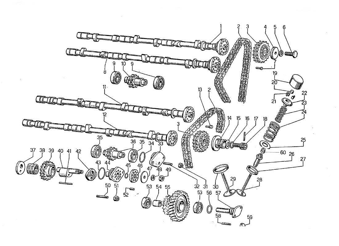 lamborghini jarama verteilung teilediagramm
