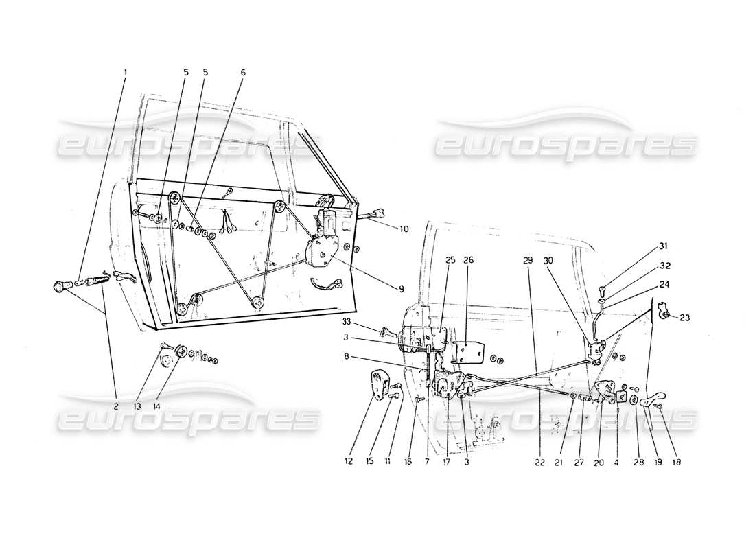 ferrari 308 gt4 dino (1979) türen teilediagramm