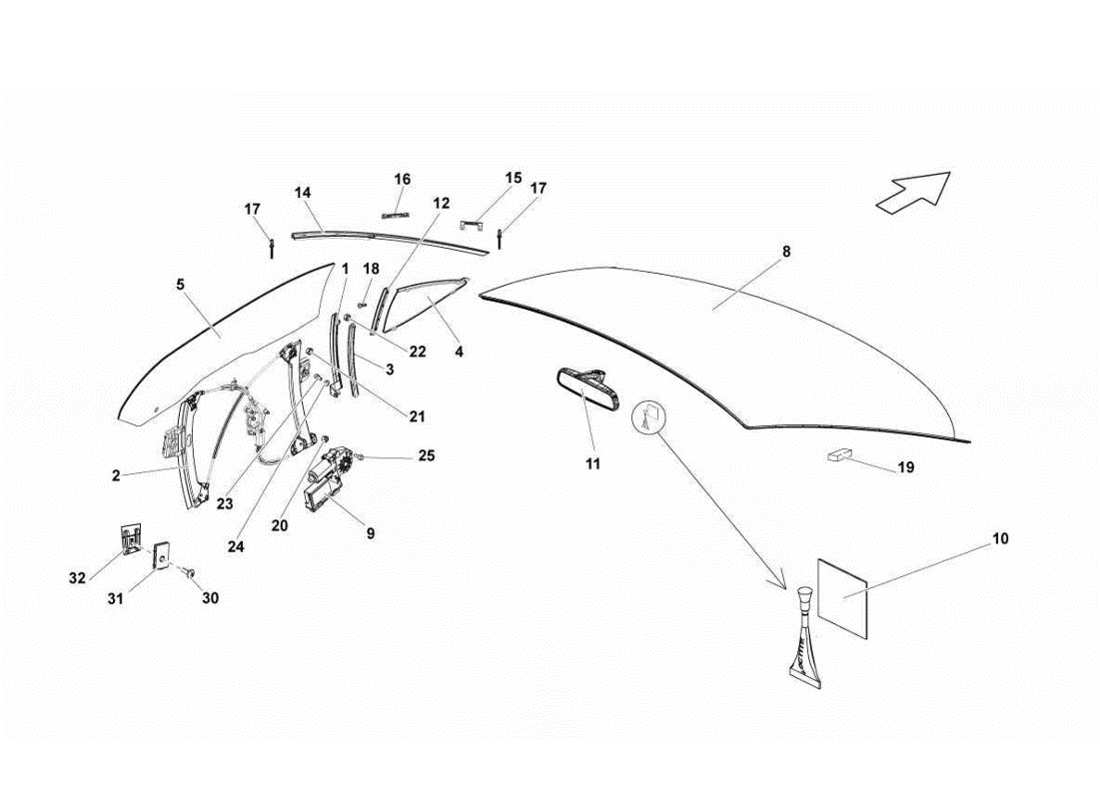 lamborghini gallardo lp560-4s update windows-teilediagramm