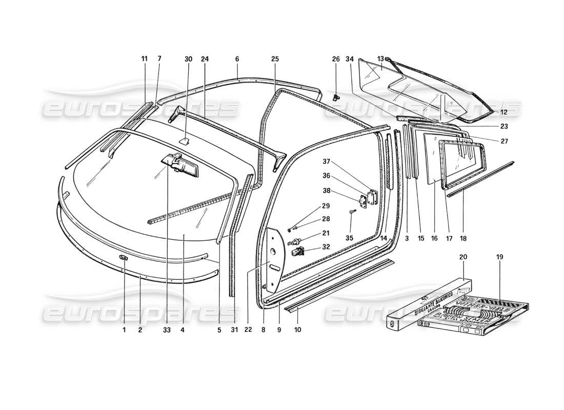 ferrari 328 (1985) brillenteildiagramm