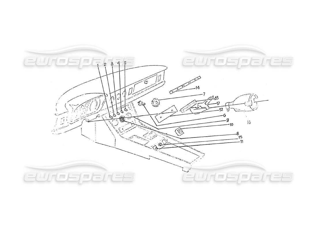 ferrari 275 (pininfarina coachwork) schaltgruppen - belüftungslöcher und verschiedene zubehörteile für mobilheime unter dem plank-teilediagramm