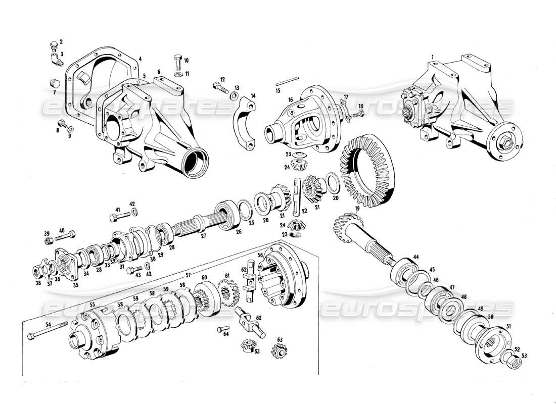 maserati mexico differential teilediagramm