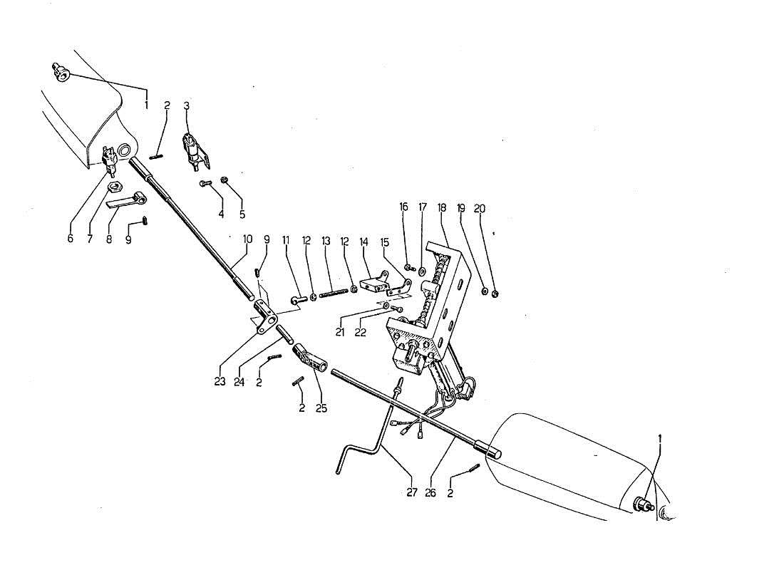 lamborghini jarama augenlidbewegungsgerät teilediagramm