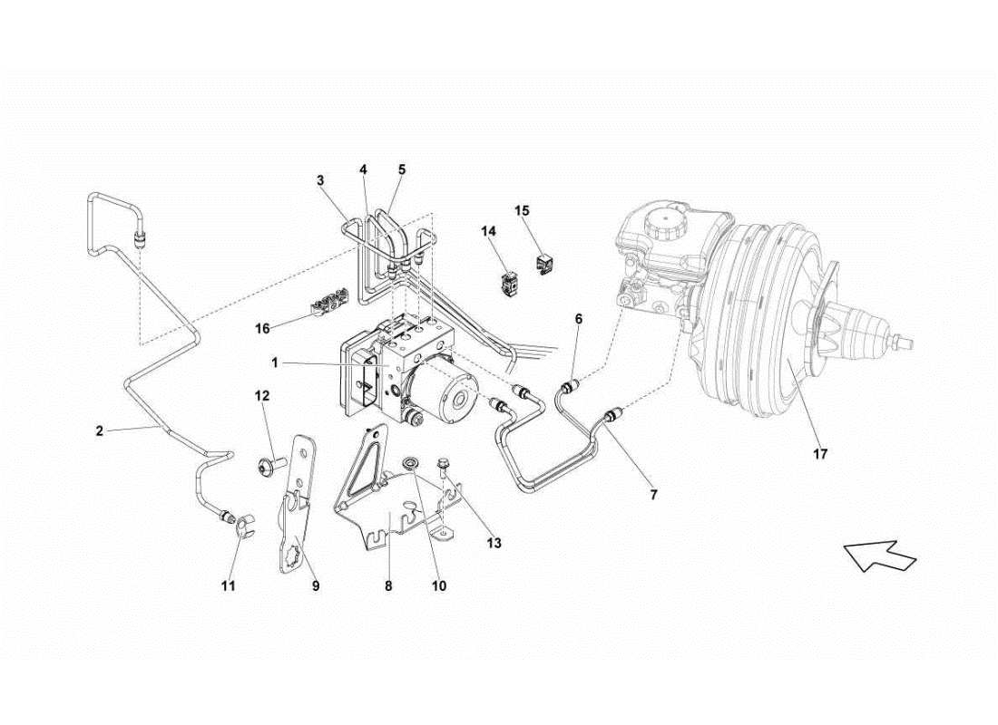 lamborghini gallardo sts ii sc regulierung der unterlassenden kräfte teilediagramm