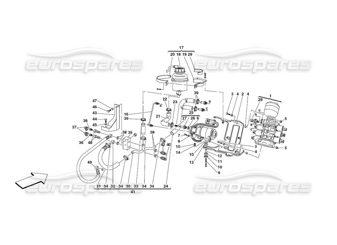 teilediagramm mit der teilenummer 232406