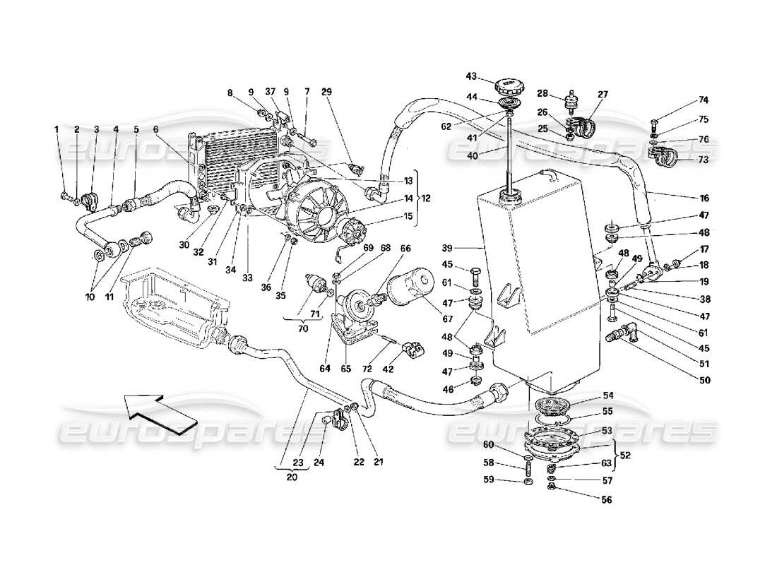 teilediagramm mit der teilenummer 154584