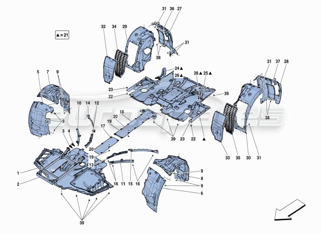 teilediagramm mit der teilenummer 88858500