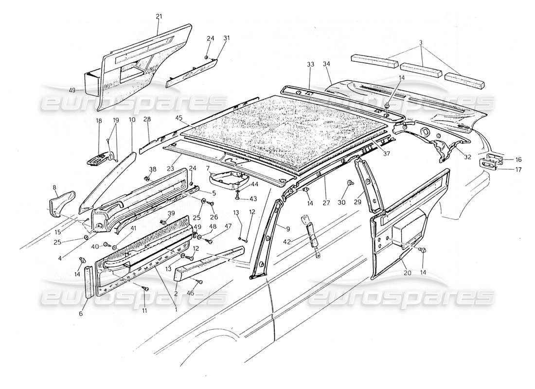teilediagramm mit der teilenummer 348300525