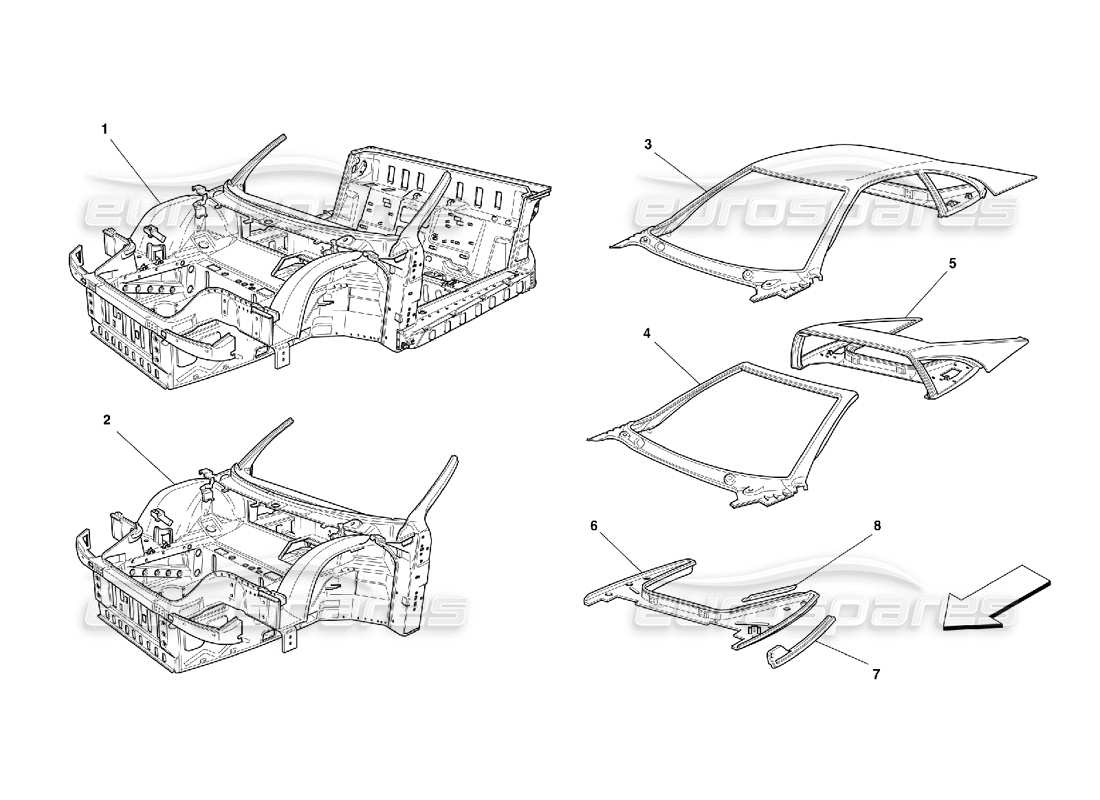 teilediagramm mit der teilenummer 65746800