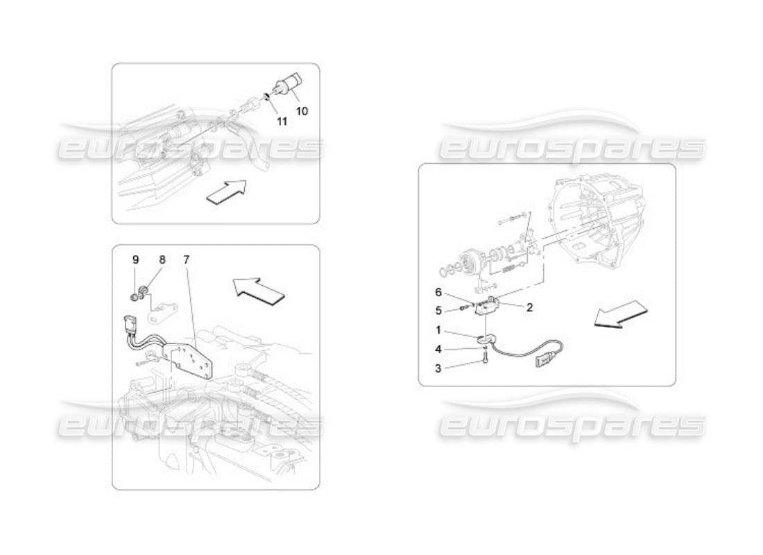 eine teilezeichnung aus dem maserati qtp. (2005) 4.2 teilekatalog