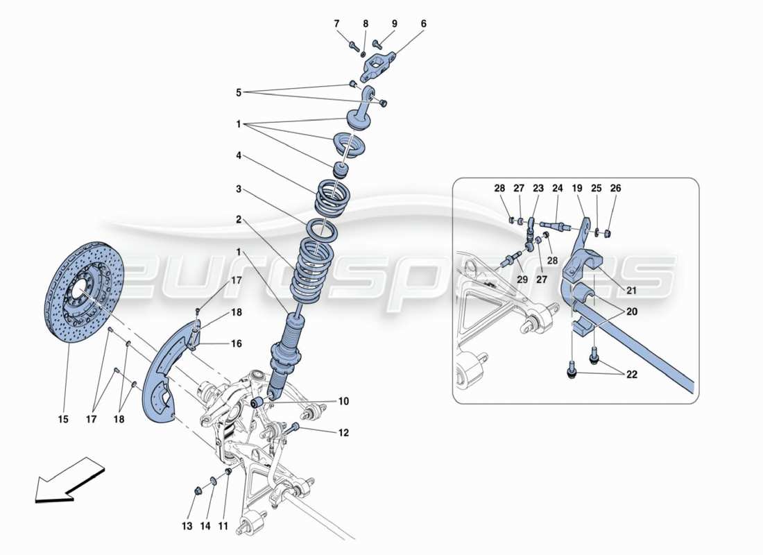 teilediagramm mit der teilenummer 340550