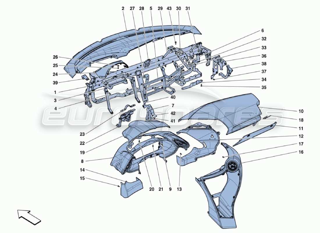 teilediagramm mit der teilenummer 89040700
