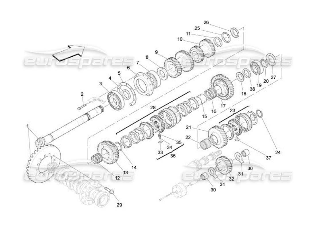 teilediagramm mit der teilenummer 205647