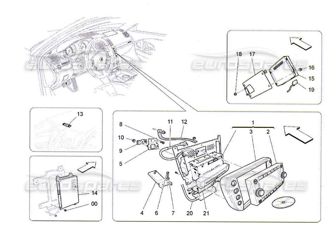 teilediagramm mit der teilenummer 13287824