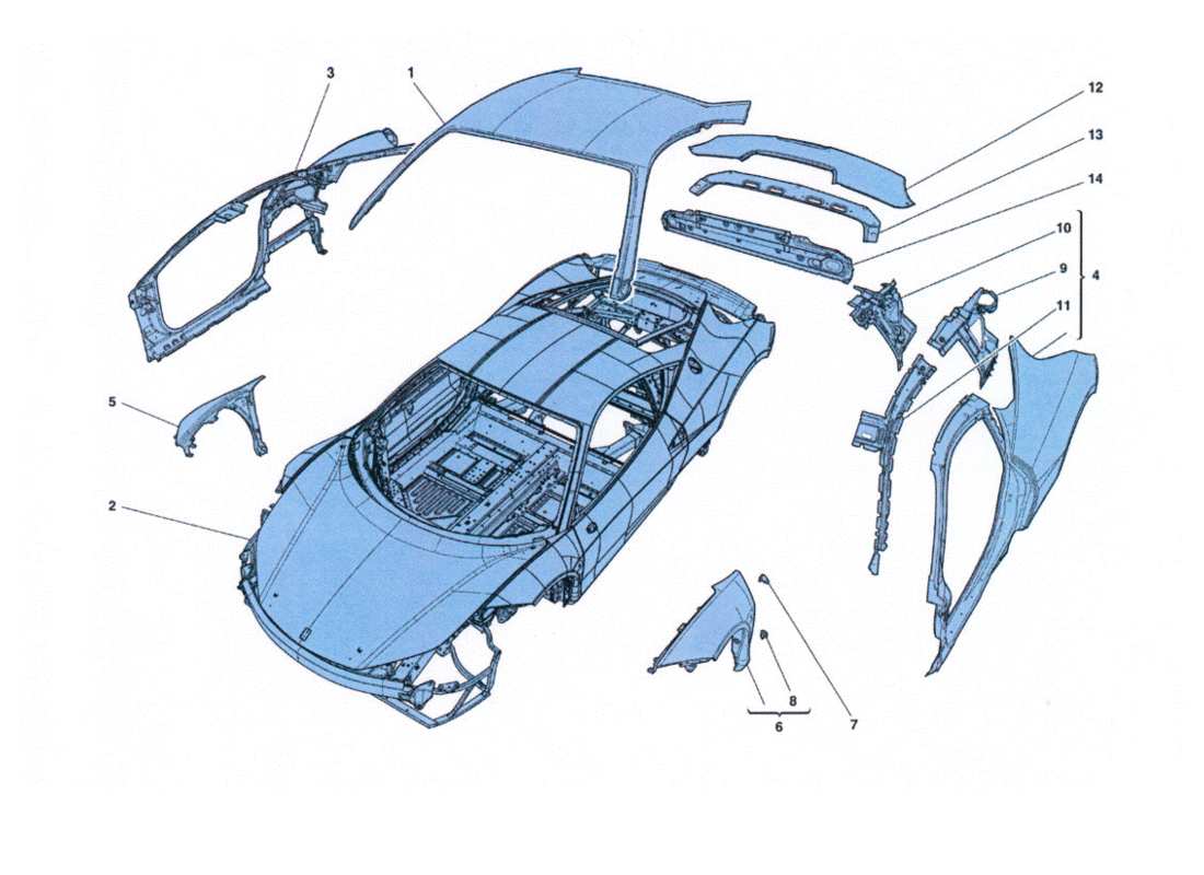 teilediagramm mit der teilenummer 83354911