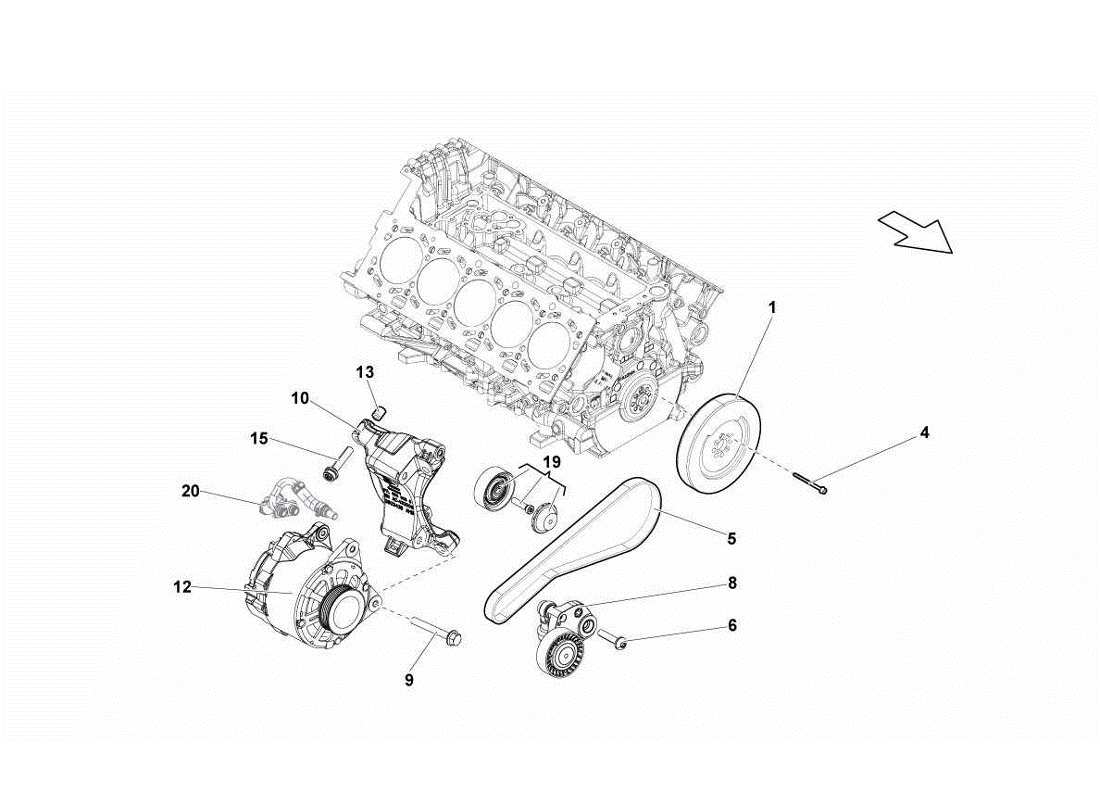 teilediagramm mit der teilenummer 07l903133g