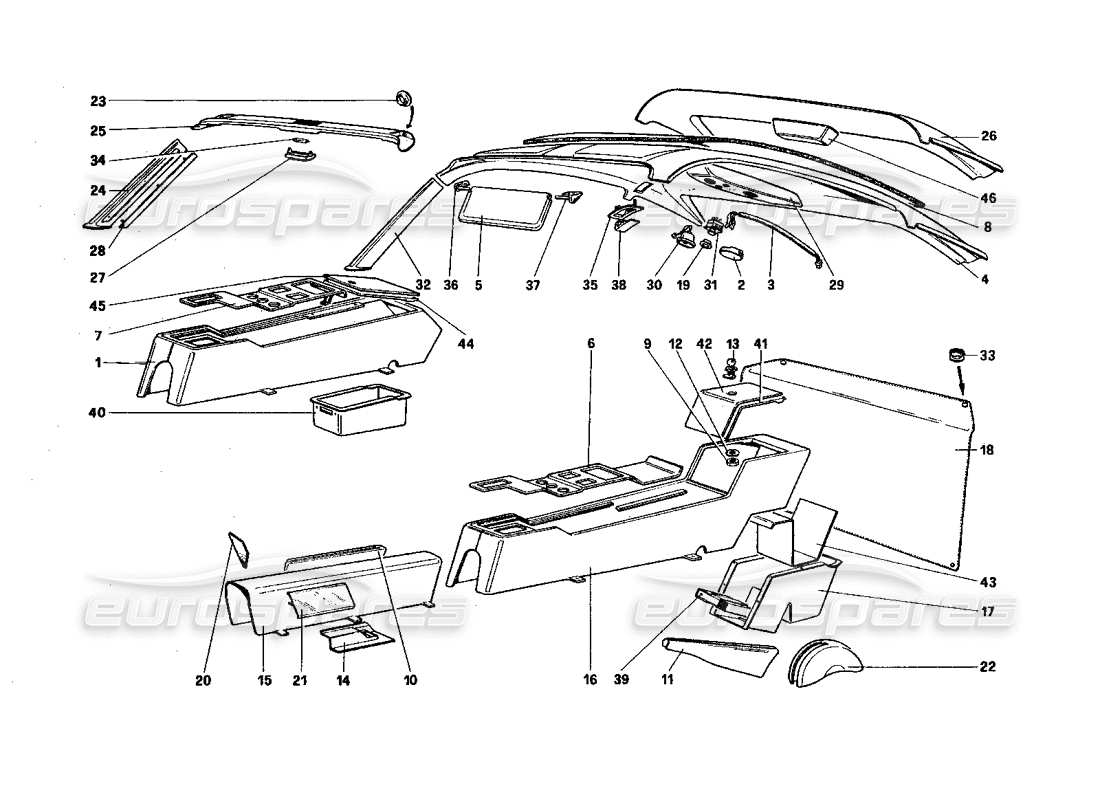 teilediagramm mit der teilenummer 61847600