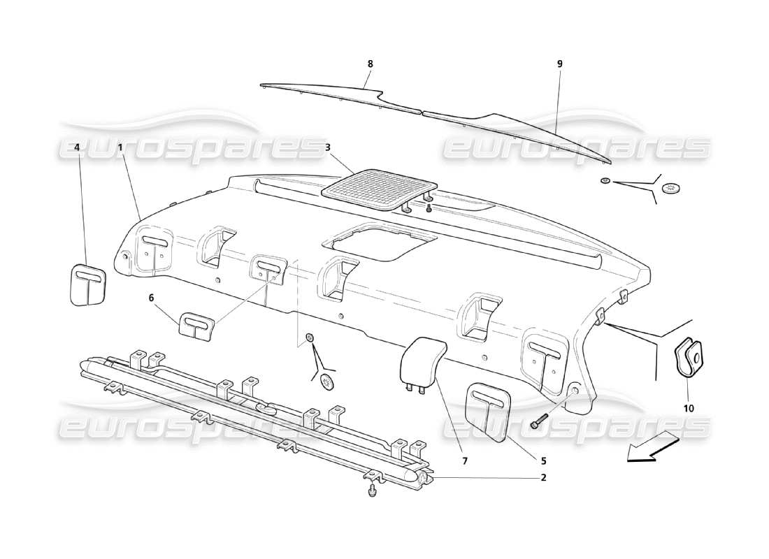 teilediagramm mit der teilenummer 67199100