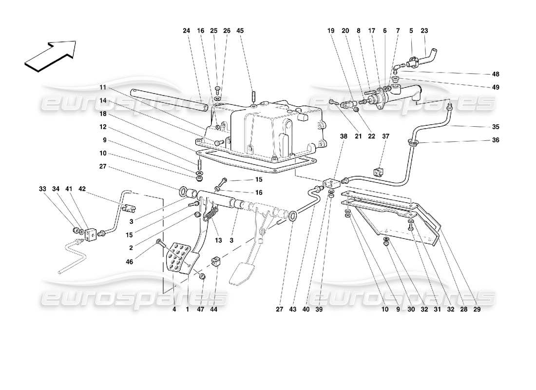 teilediagramm mit der teilenummer 62164600