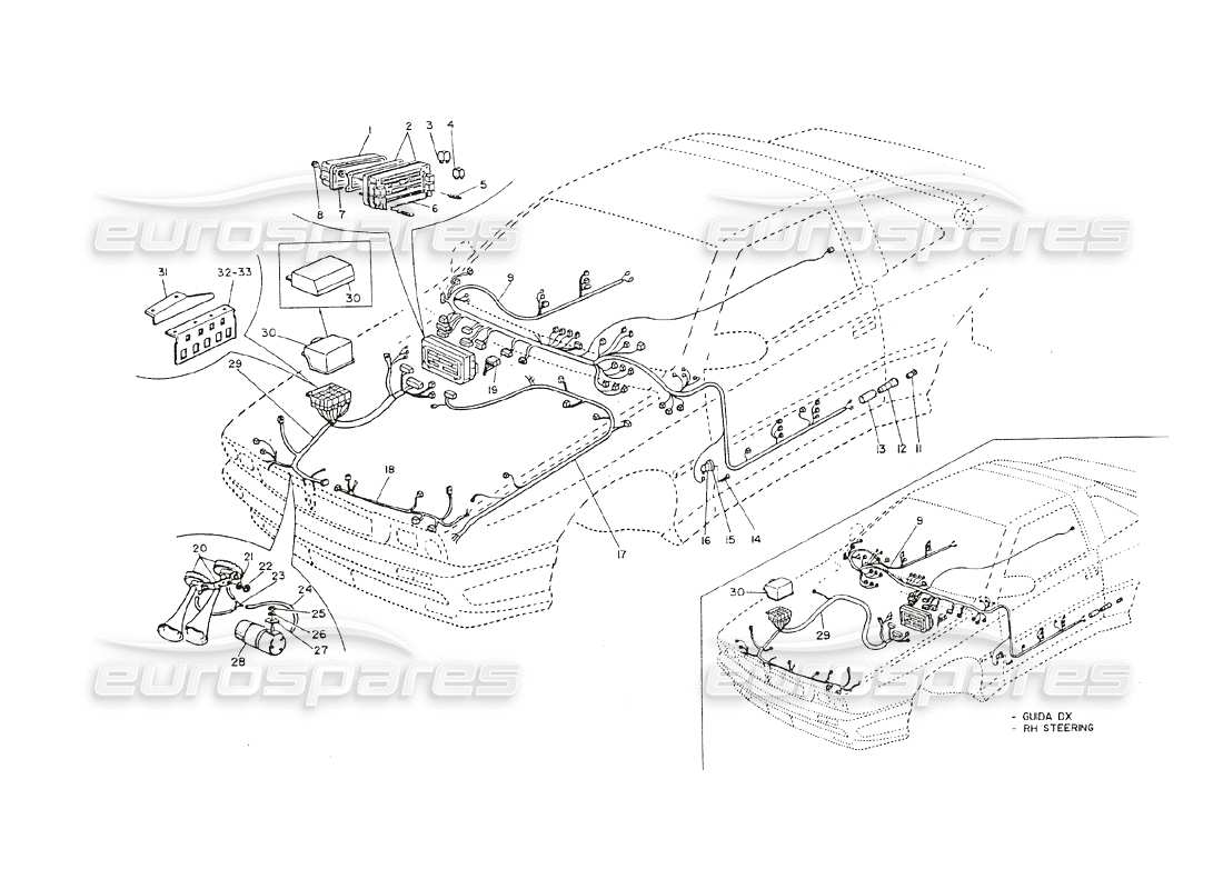 teilediagramm mit der teilenummer 313052337