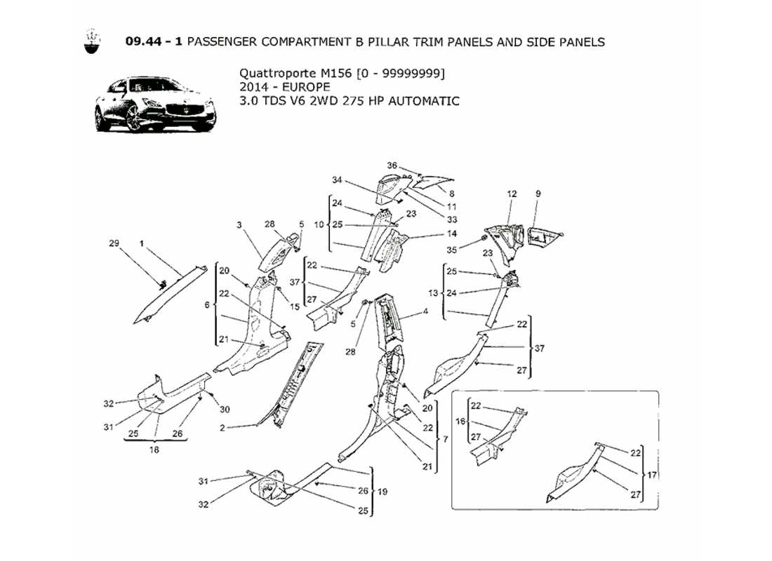 teilediagramm mit der teilenummer 980138610