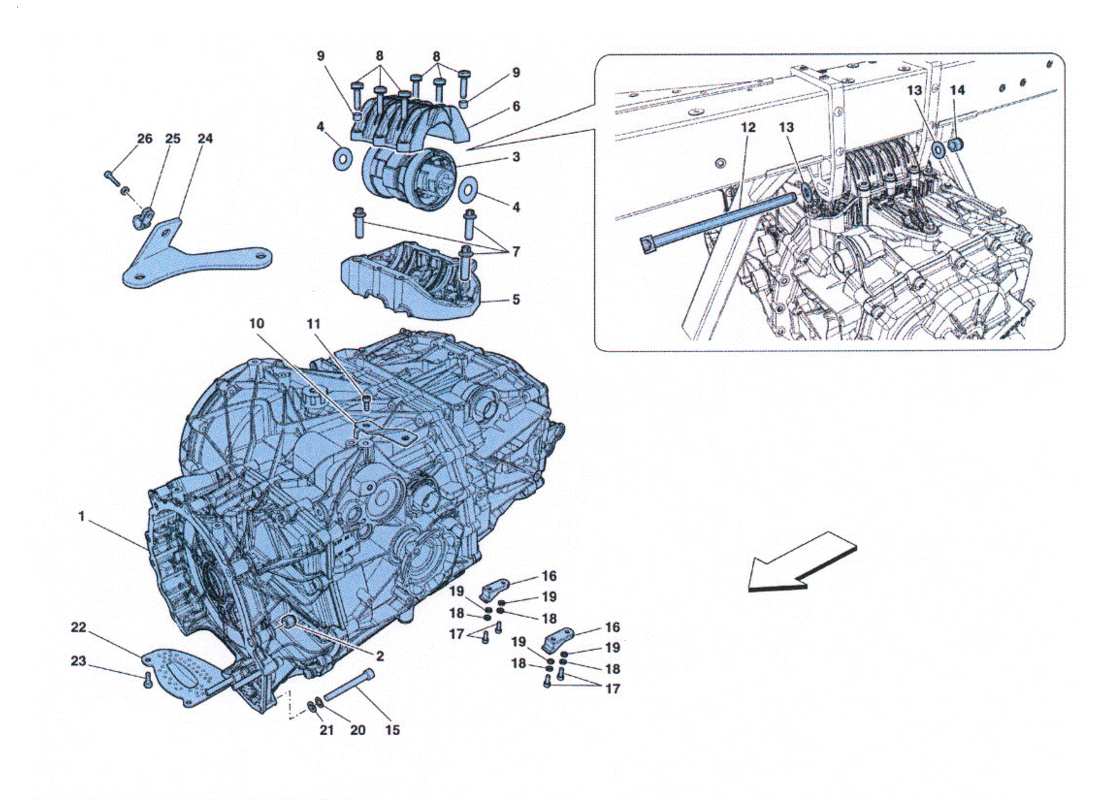 teilediagramm mit der teilenummer 286043