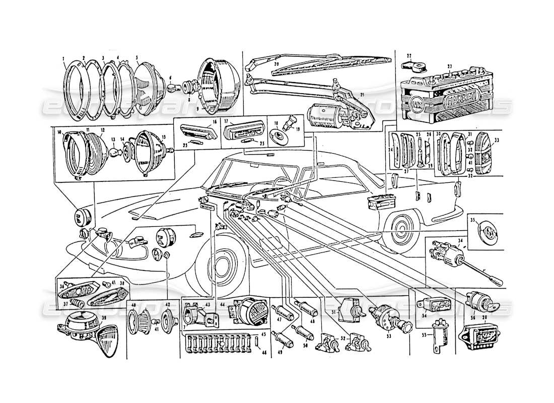 teilediagramm mit teilenummer touring 2899