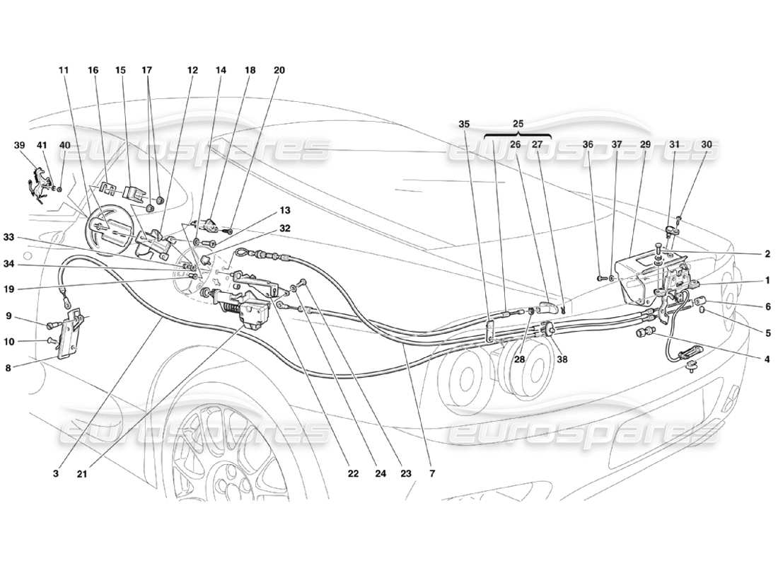 teilediagramm mit der teilenummer 65853300