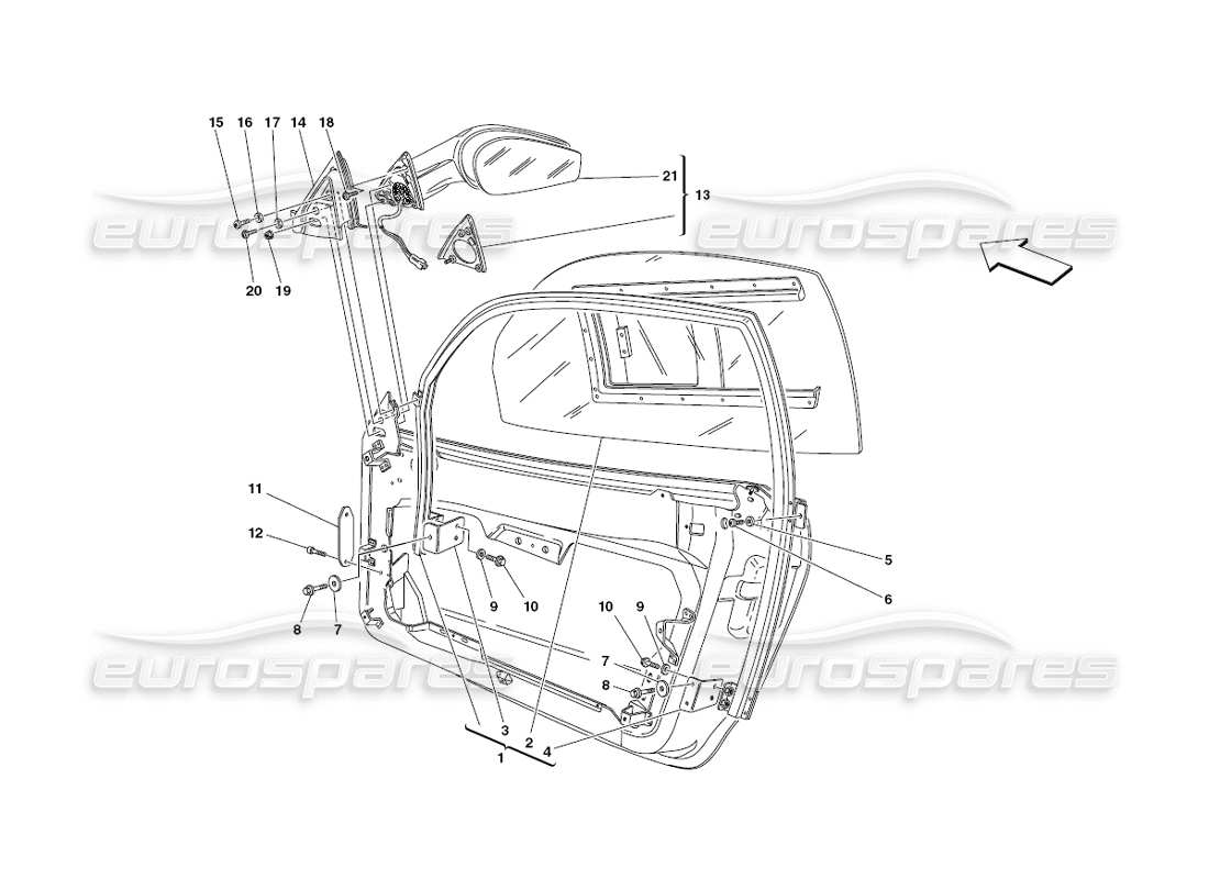 teilediagramm mit der teilenummer 69338110