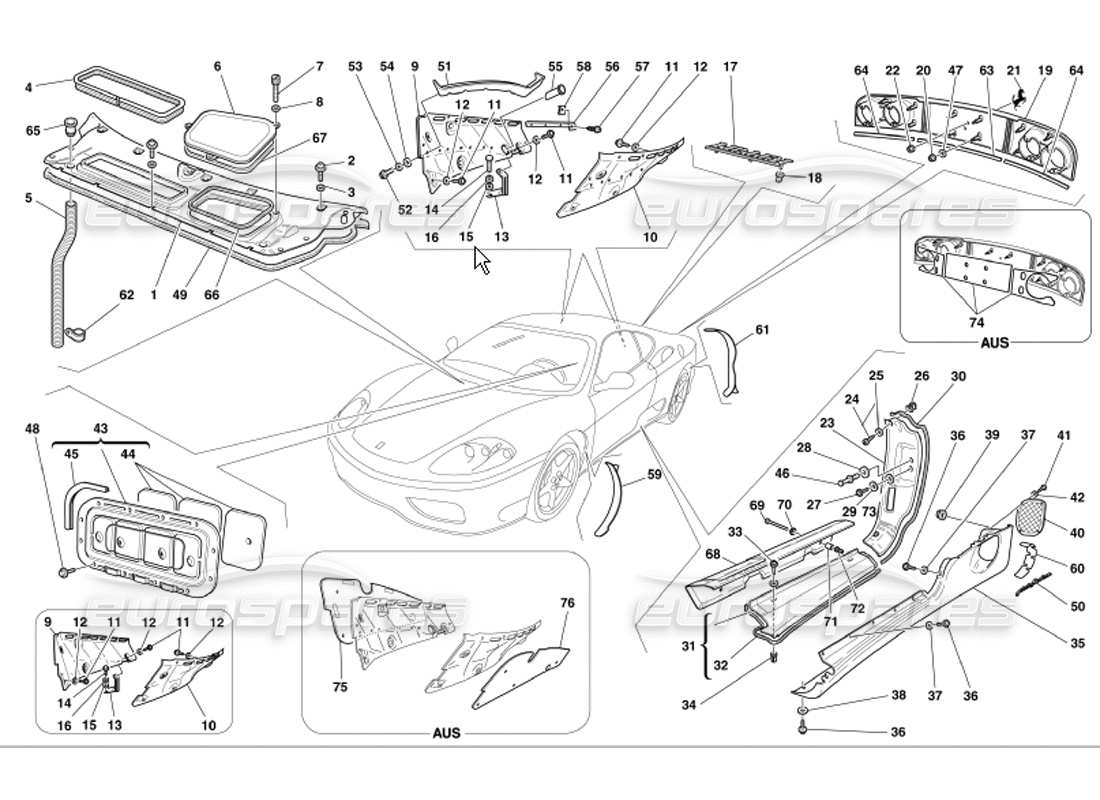 teilediagramm mit der teilenummer 64858900