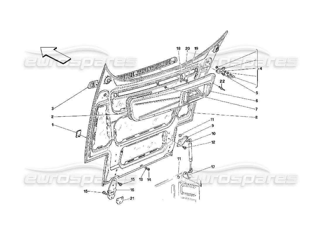 teilediagramm mit der teilenummer 62115300