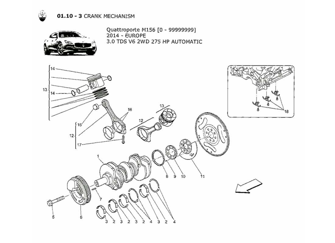 teilediagramm mit der teilenummer 46340637