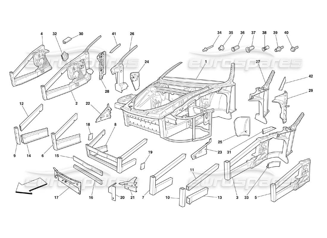 teilediagramm mit der teilenummer 15624411