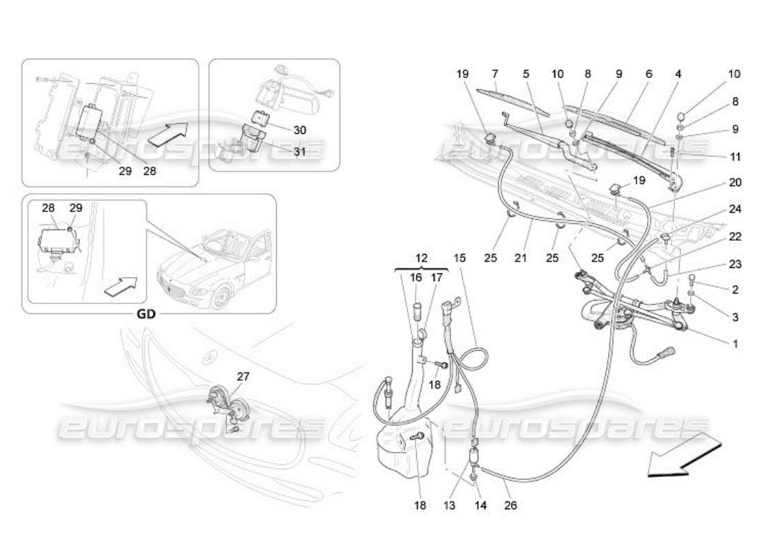 teilediagramm mit der teilenummer 67579900