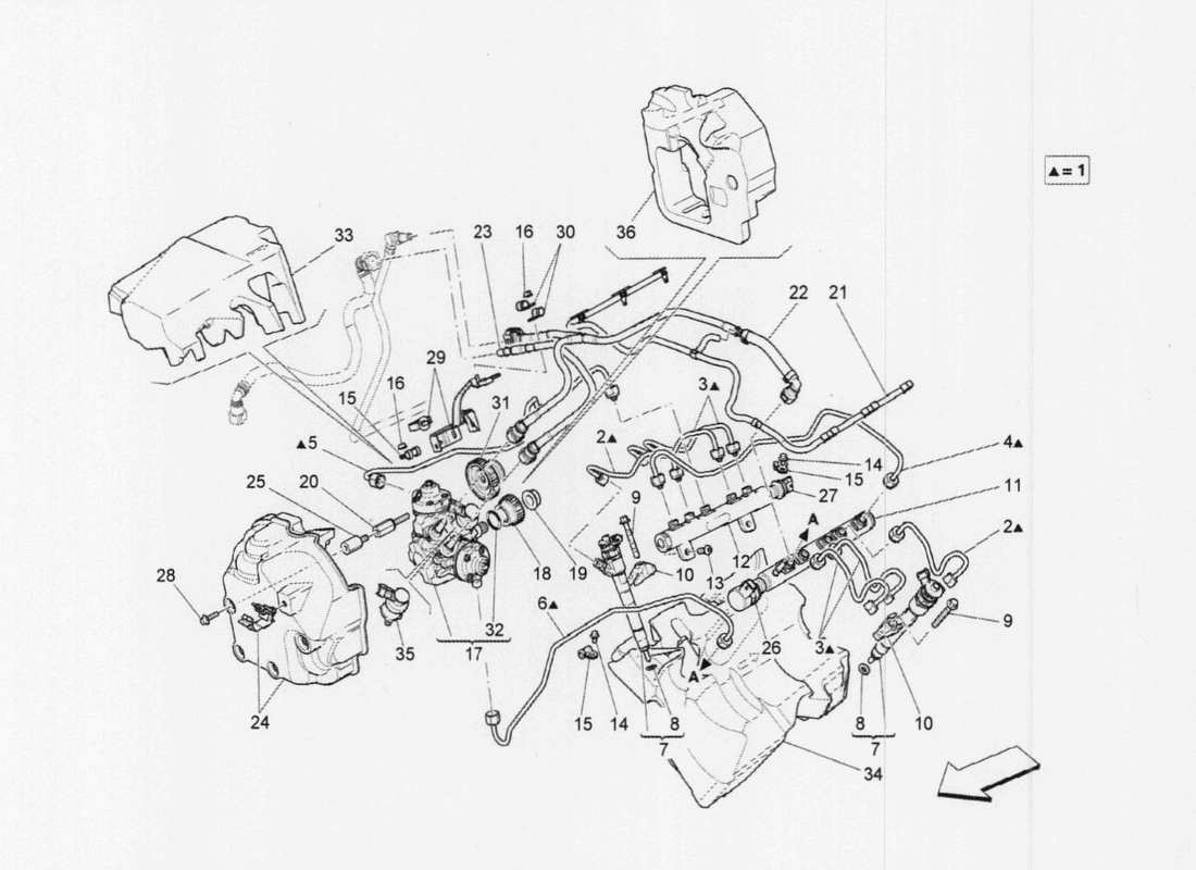 teilediagramm mit der teilenummer 46328237