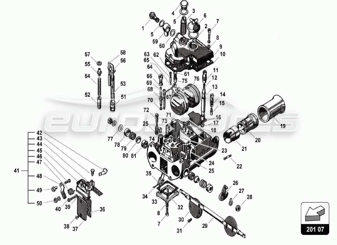 teilediagramm mit der teilenummer 00251036
