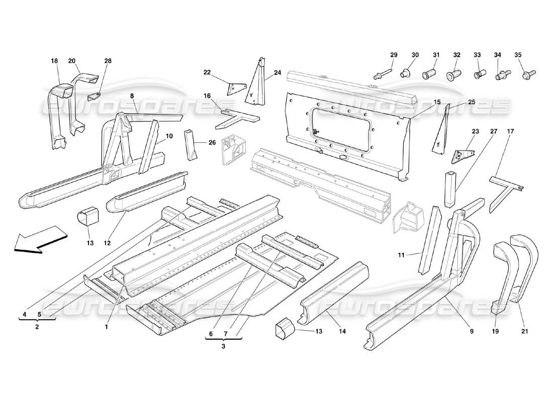 teilediagramm mit der teilenummer 185110
