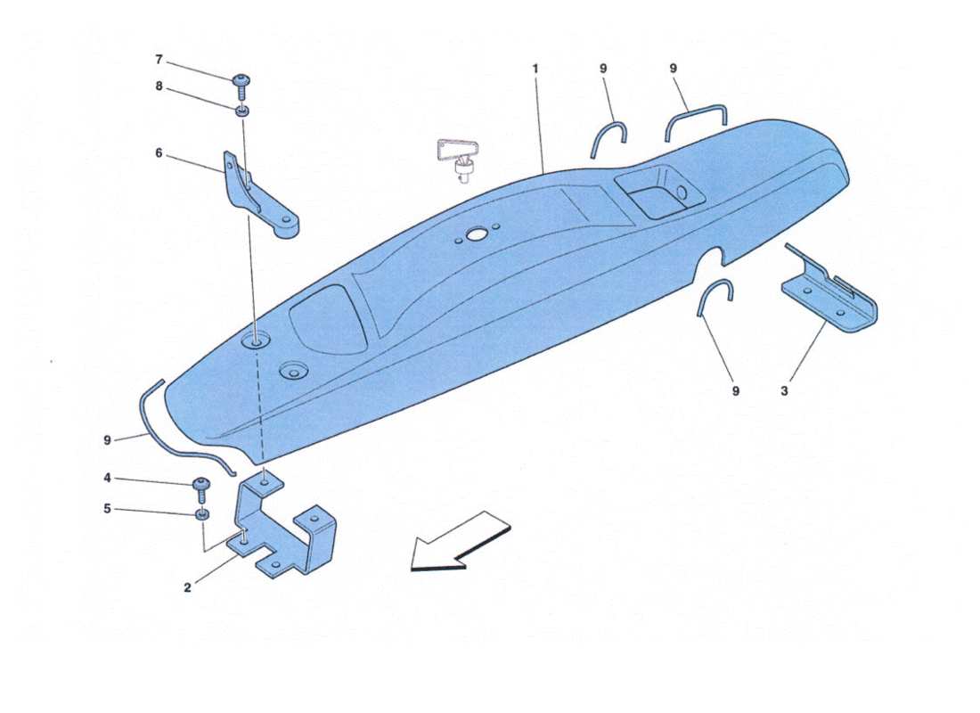 teilediagramm mit der teilenummer 83698300