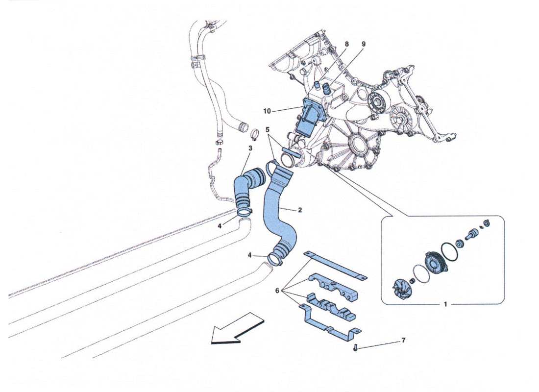 teilediagramm mit der teilenummer 269725