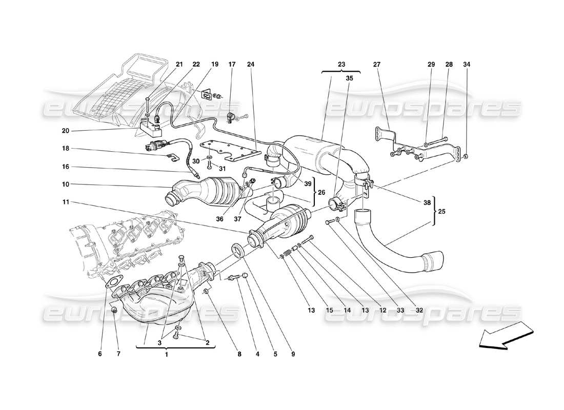 teilediagramm mit der teilenummer 16045624