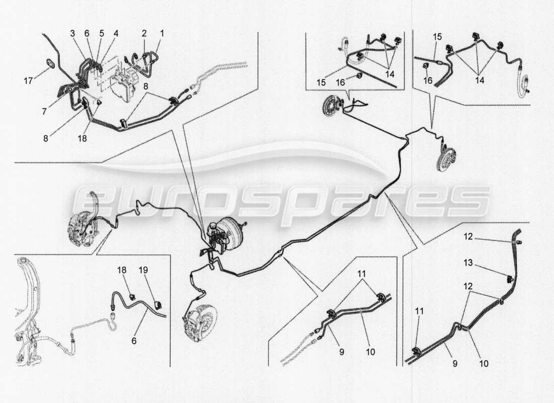 maserati qtp. v8 3.8 530bhp auto 2015 lines ersatzteildiagramm