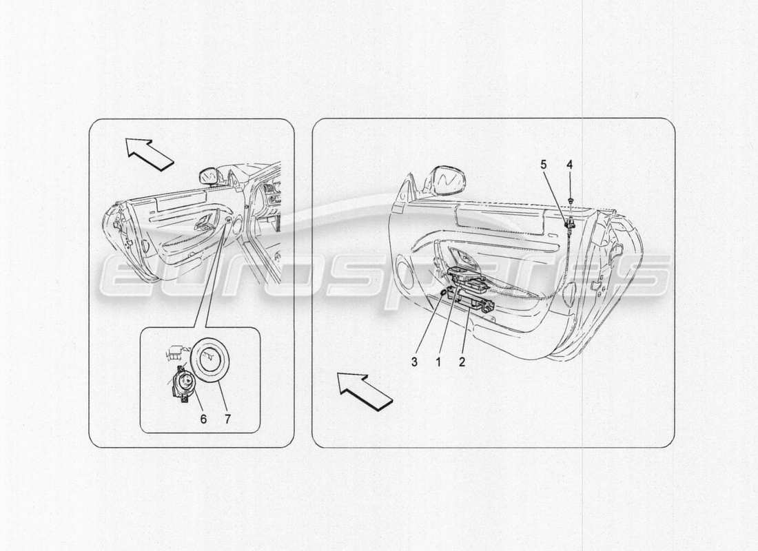 maserati granturismo special edition türgeräte ersatzteildiagramm